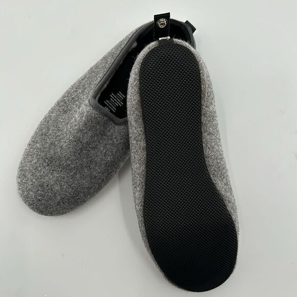 Mahabis Classic Wool Lined Gray Indoor/Outdoor Slipper - Picture 7 of 7